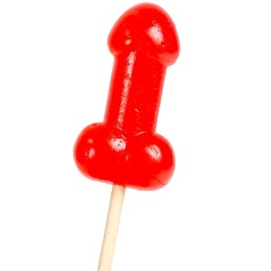 SECRETPLAY - CHERRY CANDY PENIS LOLLIPOP MIT WÃRZIGEM HITZEEFFEKT
